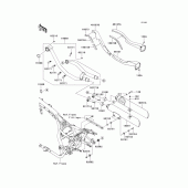 Схема узла: Выхлопная система (s) для Kawasaki VN1700 Vulcan 1700 Classic
