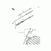 Схема вузла: Троси для Kawasaki ZX636 Ninja ZX-6R ABS
