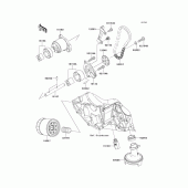 Схема вузла: Масляний насос для Kawasaki KLE650 Versys 650 ABS