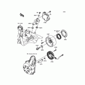 Схема вузла: Генератор для Kawasaki EX650 Ninja 650 ABS