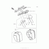 Схема вузла: Аксесуари (Pannier) для Kawasaki EX650 Ninja 650