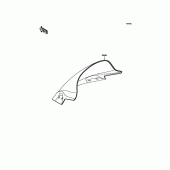 Схема вузла: Аксесуари(Вітрове скло) для Kawasaki EX300 Ninja 300 ABS