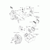 Схема вузла: Fuel injection для Kawasaki VN1700 Vulcan 1700 Nomad