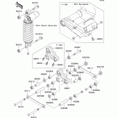 Схема вузла: Suspension для Kawasaki ZR1000 Z1000