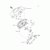 Схема вузла: Headlight(s) для Kawasaki ZR1000 Z1000