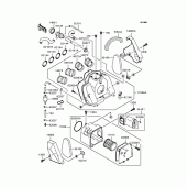Схема узла: Воздушный фильтр (ZR400-F7) для Kawasaki ZR400 ZRX-II
