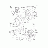 Схема вузла: Engine cover(s) для Kawasaki ZX750 Ninja ZX-7