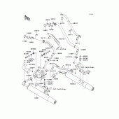 Схема вузла: Вихлопна система для Kawasaki VN1600 Vulcan 1600 Nomad
