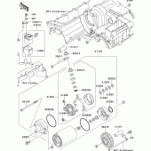 Схема узла: Starter motor для Kawasaki ZR1200 ZRX1200