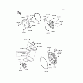 Схема вузла: Engine cover(s) для Kawasaki ZG1400 Concours 14 ABS
