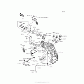 Схема вузла: Повітряний фільтр Kawasaki ZX1400 Ninja ZX-14R ABS