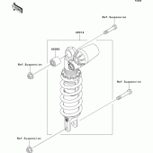 Схема вузла: Амортизатор для Kawasaki ZX900 Ninja ZX-9R
