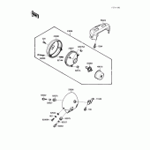 Схема вузла: Head lamp для Kawasaki VN1500 Vulcan 88