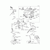 Схема узла: Chassis electrical equipment(ccf`cdf) для Kawasaki KLX125 KLX125