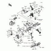 Схема вузла: Рама для Kawasaki EX650 Ninja 650 ABS