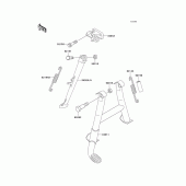 Схема узла: Подставка для Kawasaki ZX600 Ninja ZX-6