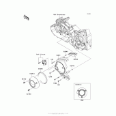 Схема вузла: Chain Cover для Kawasaki VN1700 Vulcan 1700 Voyager