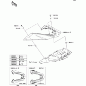 Схема узла: Side covers для Kawasaki ZR1000 Z1000