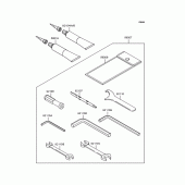 Схема вузла: Інструмент для Kawasaki ZR1200 ZRX1200 DAEG