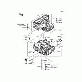 Схема вузла: Картер двигуна для Kawasaki ZX1400 ZZR1400 ABS