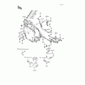 Схема вузла: Рама для Kawasaki ZG1200 Voyager XII