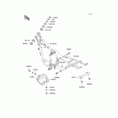Схема узла: Рама для Kawasaki KL250 KLR250