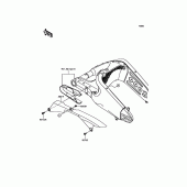 Схема вузла: Chain Cover для Kawasaki ZX636 Ninja ZX-6R ABS KRT Edition