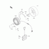 Схема вузла: Генератор для Kawasaki VN800 Vulcan 800 Classic