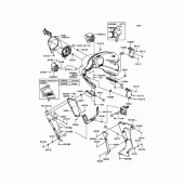 Схема вузла: Cowling(Outer) для Kawasaki VN1700 Vulcan 1700 Voyager Custom ABS