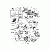 Схема узла: Электрооборудование для Kawasaki ER650 ER-6N ABS