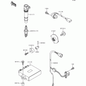 Схема узла: Система зажигания для Kawasaki ZX900 Ninja ZX-9R