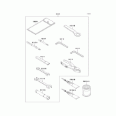 Схема вузла: Owners tools для Kawasaki EX500 EX500