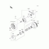 Схема вузла: Crankshaft(a2/a4) для Kawasaki KLX110 KLX110