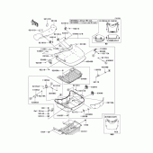 Схема вузла: Saddlebags (Trunk) для Kawasaki VN1700 Vulcan 1700 Voyager
