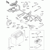 Схема вузла: Електроустаткування для Kawasaki VN800 Vulcan 800 Drifter