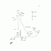 Схема вузла: Oil hose для Kawasaki KLX400 KLX400SR