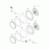 Схема узла: Шины для Kawasaki KX65