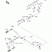 Схема узла: Переключатель передач для Kawasaki VN2000 VN2000 Classic