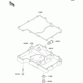 Схема вузла: Breather body/oil pan для Kawasaki ZX750 ZXR750R