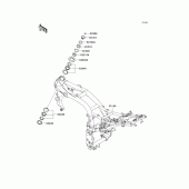 Схема вузла: Рама для Kawasaki ZR750 Z750S