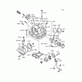 Схема вузла: Головка циліндра для Kawasaki BN125 Eliminator