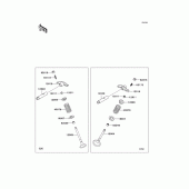 Схема узла: Клапан для Kawasaki BR125 Bajaj Wind