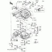 Схема узла: Картер двигателя для Kawasaki ZX1100 Ninja ZX-11