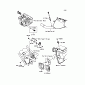 Схема узла: Fuel Injection для Kawasaki KLX250 KLX250
