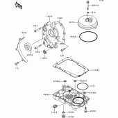 Схема вузла: Масляний піддон для Kawasaki ZR550 Zephyr