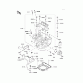 Схема вузла: Головка циліндра для Kawasaki KLX300R