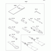 Схема узла: Owner`s tools для Kawasaki ZR1000 Z1000 ABS