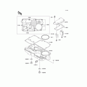 Схема вузла: Масляний піддон для Kawasaki ZG1000 Concours