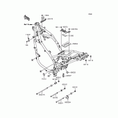 Схема вузла: Кріплення для Kawasaki KLE500