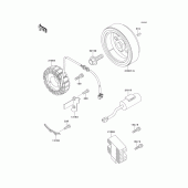 Схема вузла: Генератор для Kawasaki KLX650 KLX650